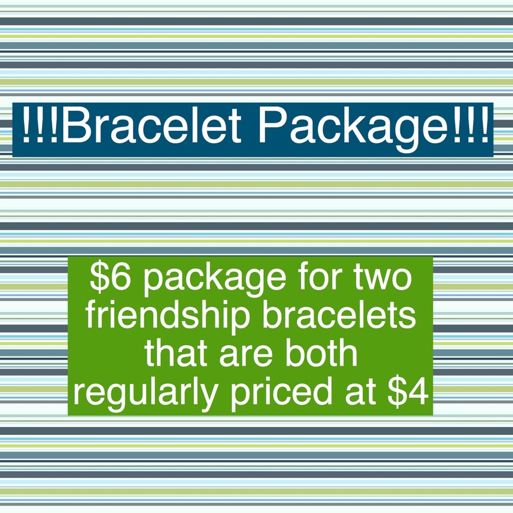!!!Bracelet package!!!